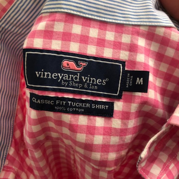 Vineyard Vines Classic Fit Pink Button Down - Picture 5 of 5
